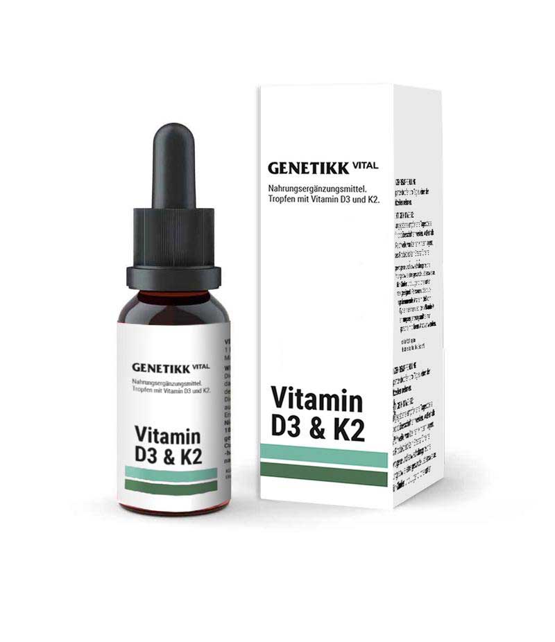 GENETIKK VITAL - VITAMIN D3 & K2