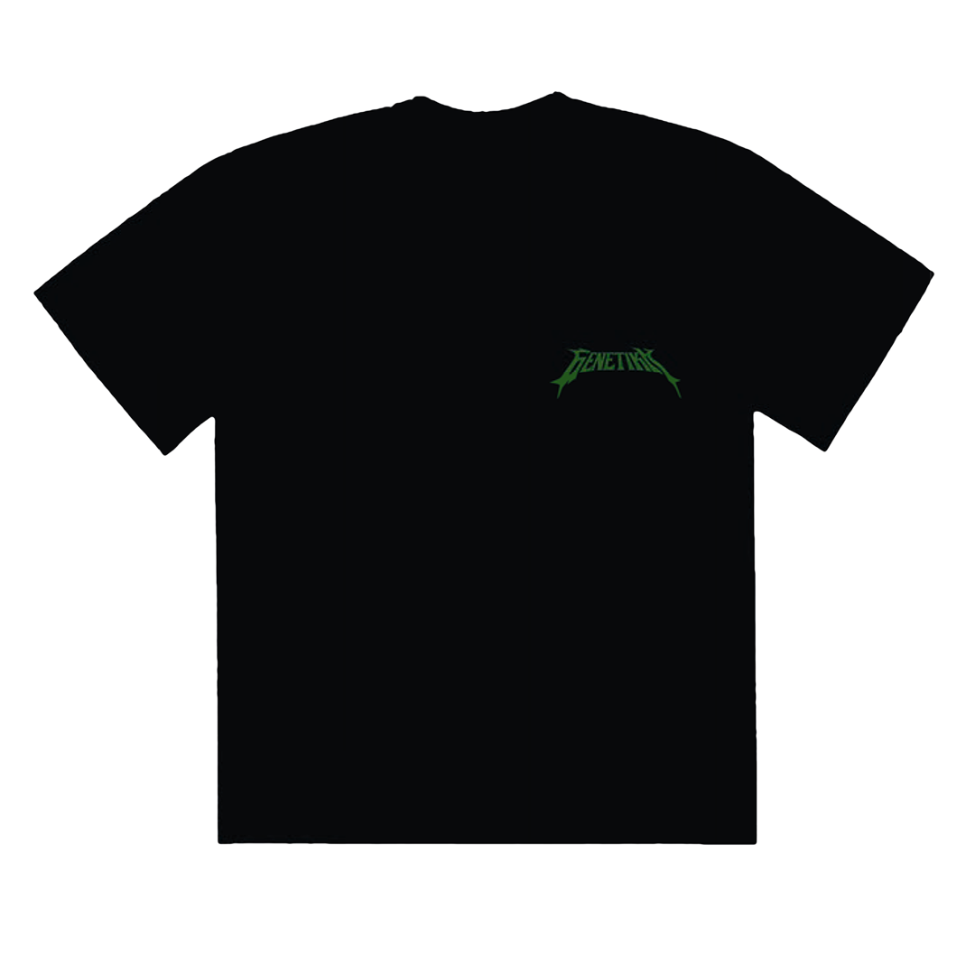GENETIKK LOGO T-SHIRT - BLACK