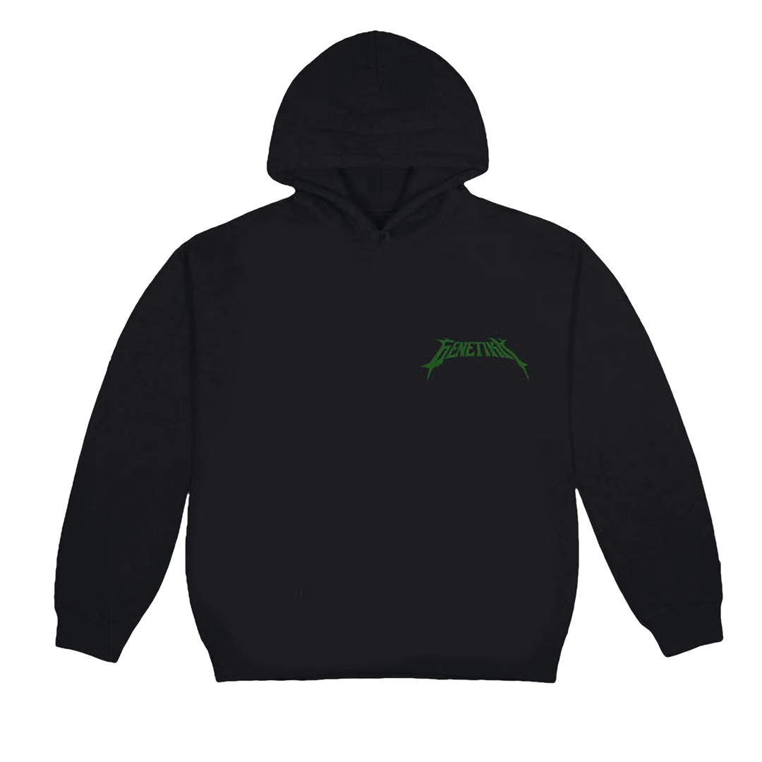 GENETIKK LOGO HOODIE - BLACK